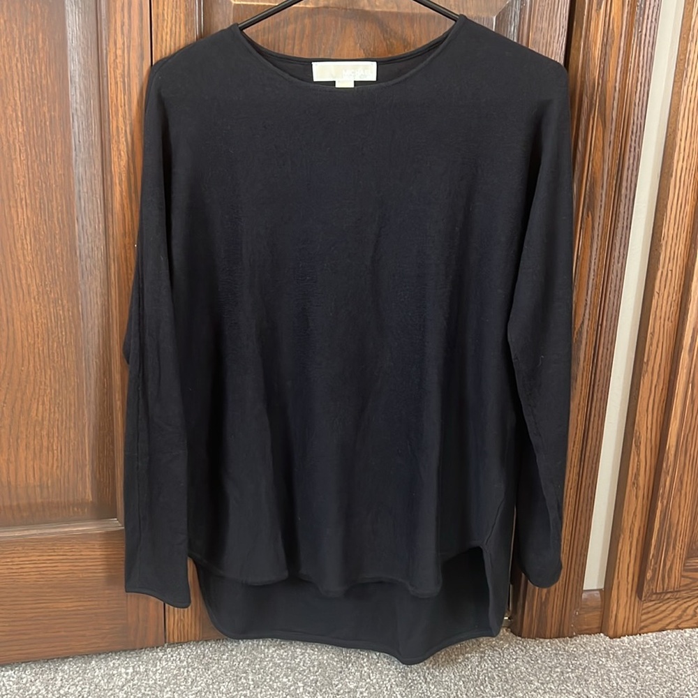 Michael Kors Basic Hi-Low Knit Shirt